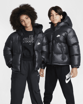 Nike Sportswear Heavyweight Synthetic Fill EasyOn Older Kids Therma FIT Repel Loose Hooded Jacket. Nike AU